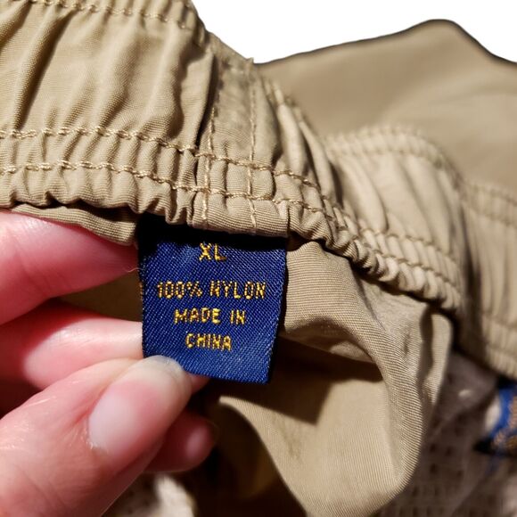 Kahala Hawaiian Shorts Mens XL Brown Cargo Hiking Elastic Waist Outdoors Nylon - Picture 3 of 16